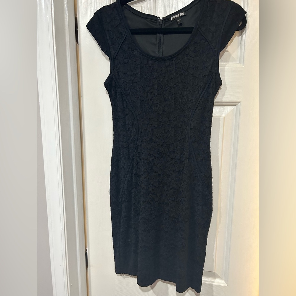 Express black lace dress. Size 2